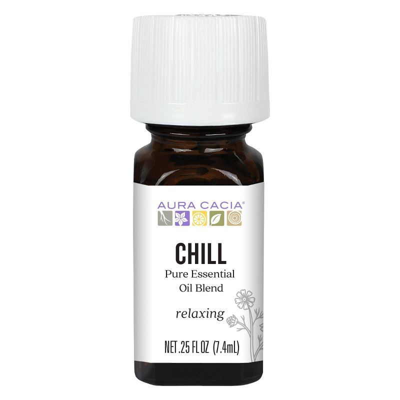 slide 5 of 8, Chill Essential Oil Blend - Aura Cacia, 1 ct