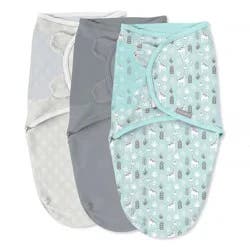 SwaddleMe by Ingenuity Original Swaddle Wrap - Our Tall Friends - S/M - 0-3 Months - 3pk