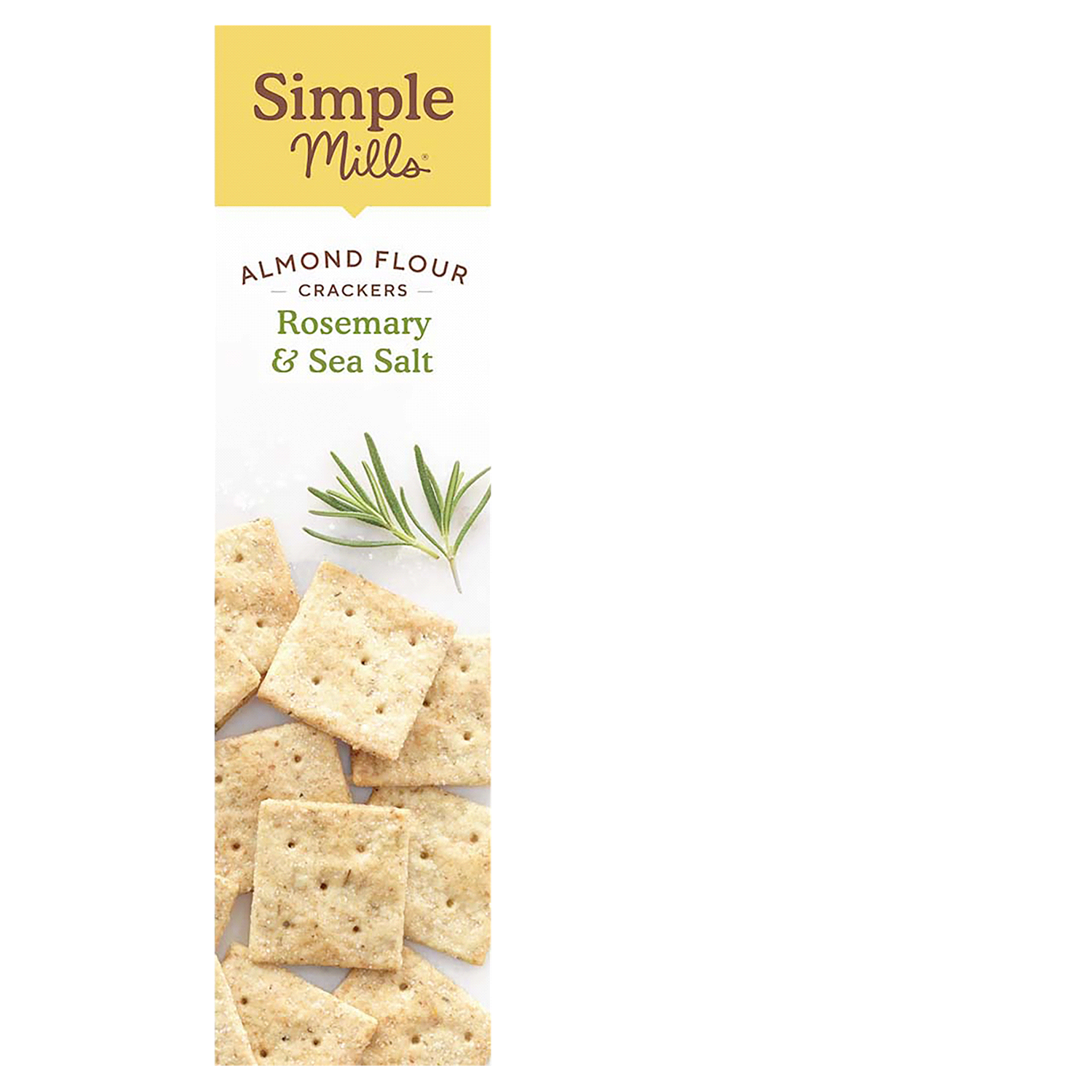 slide 3 of 3, Simple Mills Almond Flour Rosemary & Sea Salt Crackers 4.25 oz, 4.25 oz