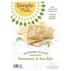 Simple Mills Almond Flour Rosemary & Sea Salt Crackers 4.25 oz