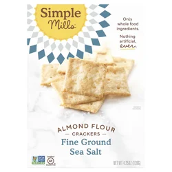 Simple Mills Almond Flour Fine Ground Sea Salt Crackers 4.25 oz