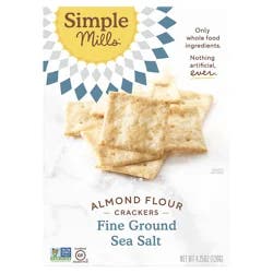 Simple Mills Almond Flour Fine Ground Sea Salt Crackers 4.25 oz