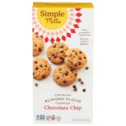 Simple Mills Crunchy Almond Flour Chocolate Chip Cookies 5.5 oz