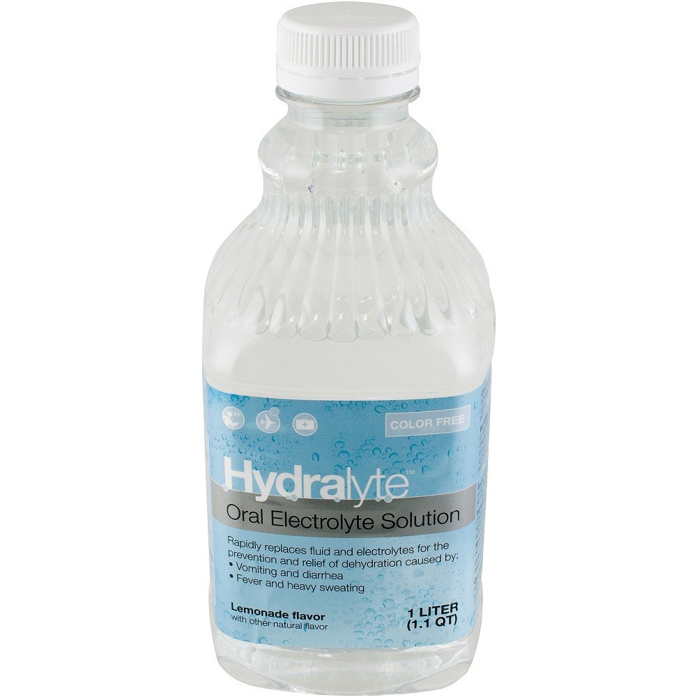 slide 1 of 1, Hydralyte Oral Electrolyte Solution, Lemonade, 1 liter