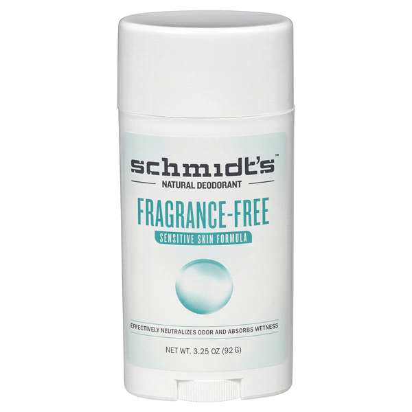 slide 1 of 2, Schmidt's Fragrance-Free Sensitive Skin Deodorant, 3.25 oz