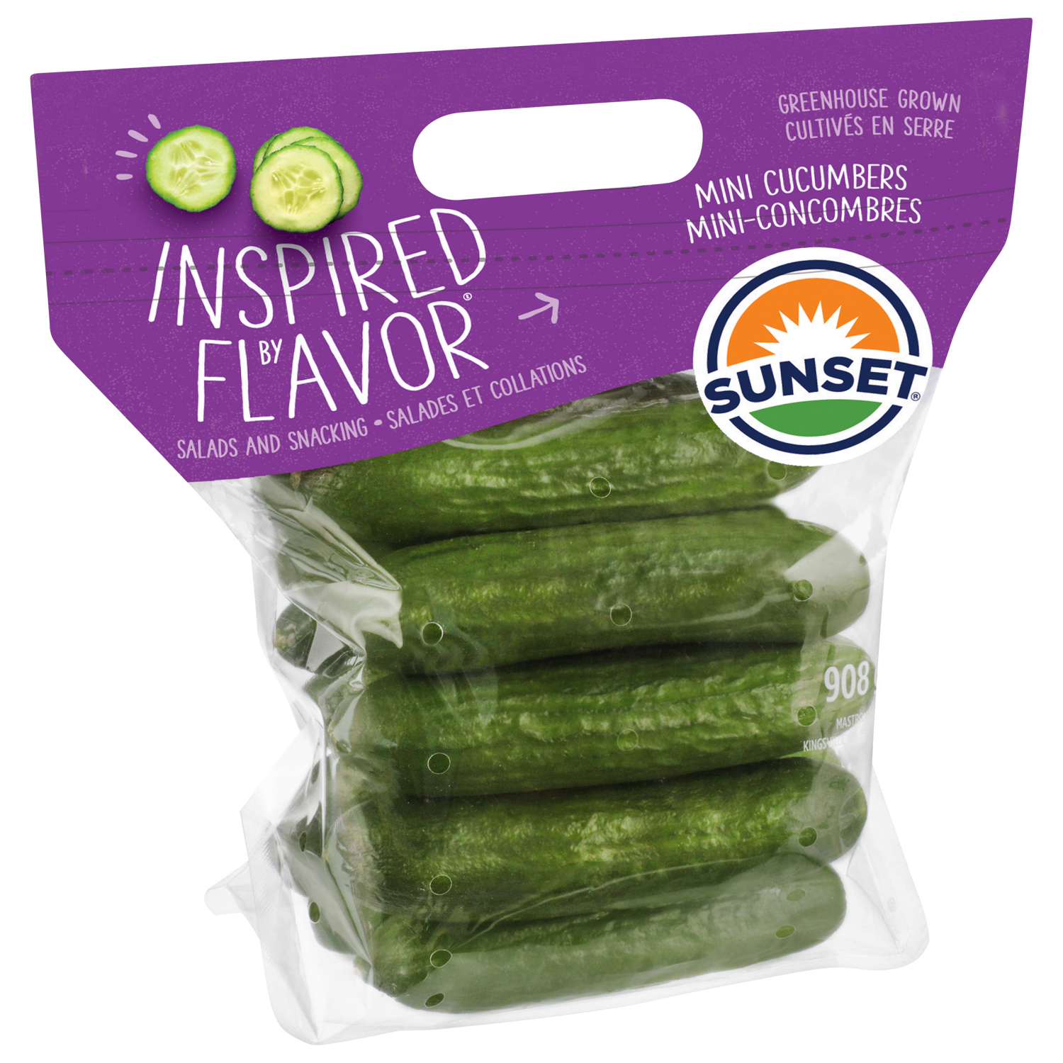 slide 6 of 8, Mini Cucumbers, 2 lbs, 2 lb