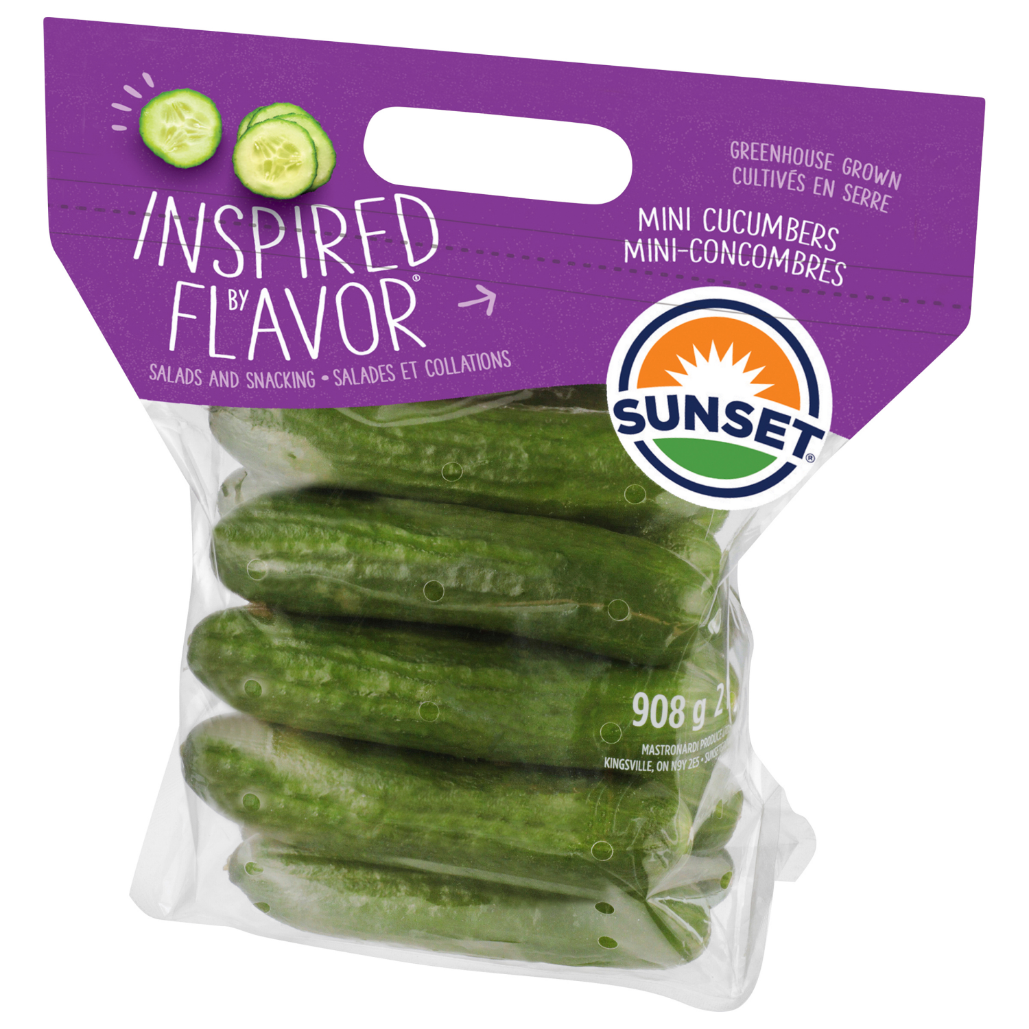 slide 7 of 8, Mini Cucumbers, 2 lbs, 2 lb