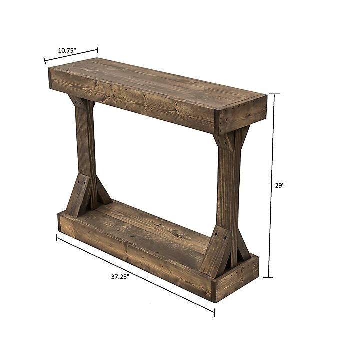 slide 3 of 4, Del Hutson Designs Barb Small Console Table - Grey, 1 ct