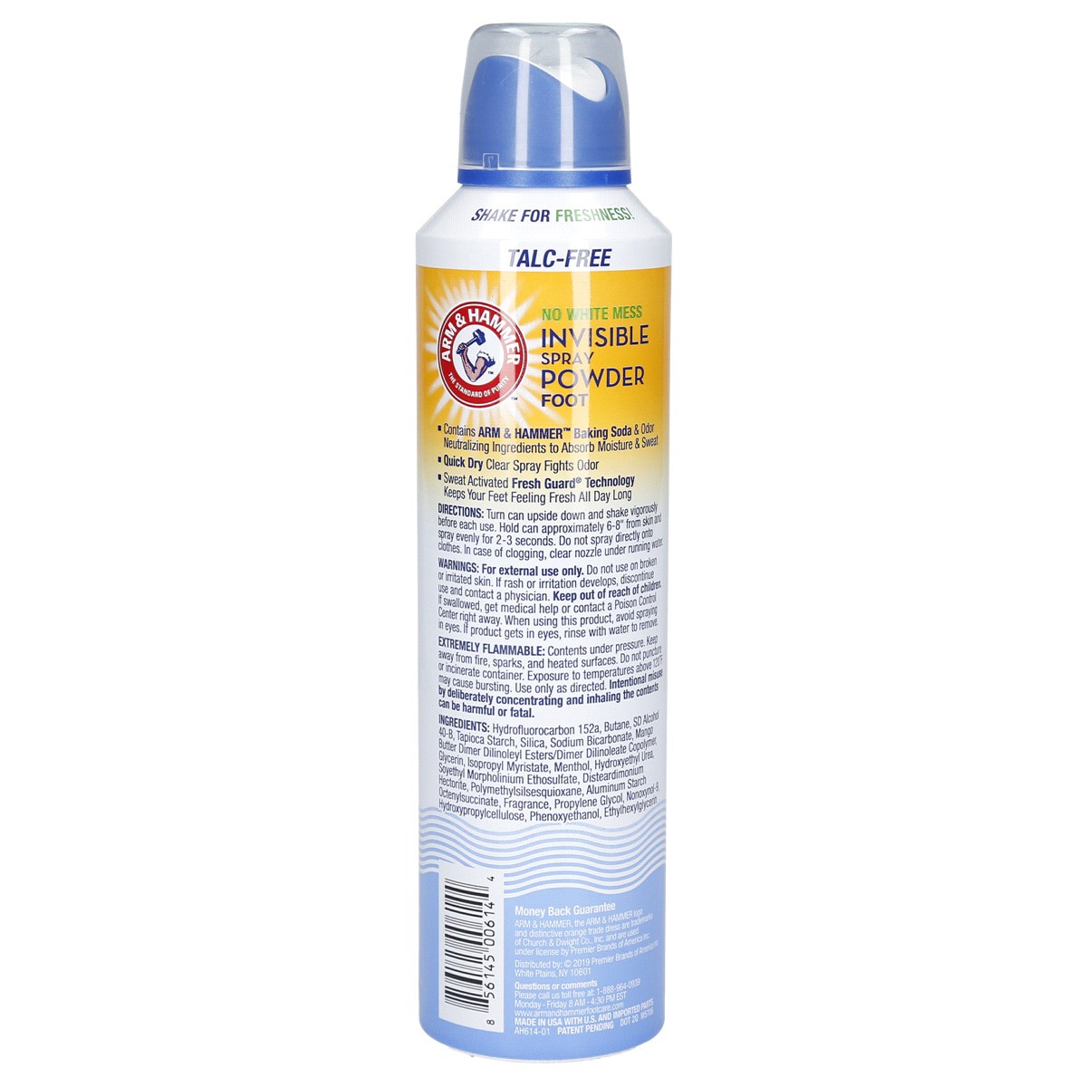 slide 2 of 2, Arm & Hammer Easy Spray Foot Powder, 7.5 oz