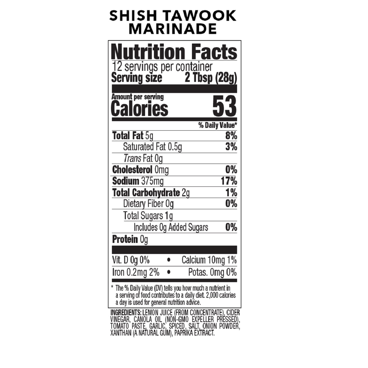 slide 2 of 2, Teta Foods Shish Tawook Marinade, 12 fl oz