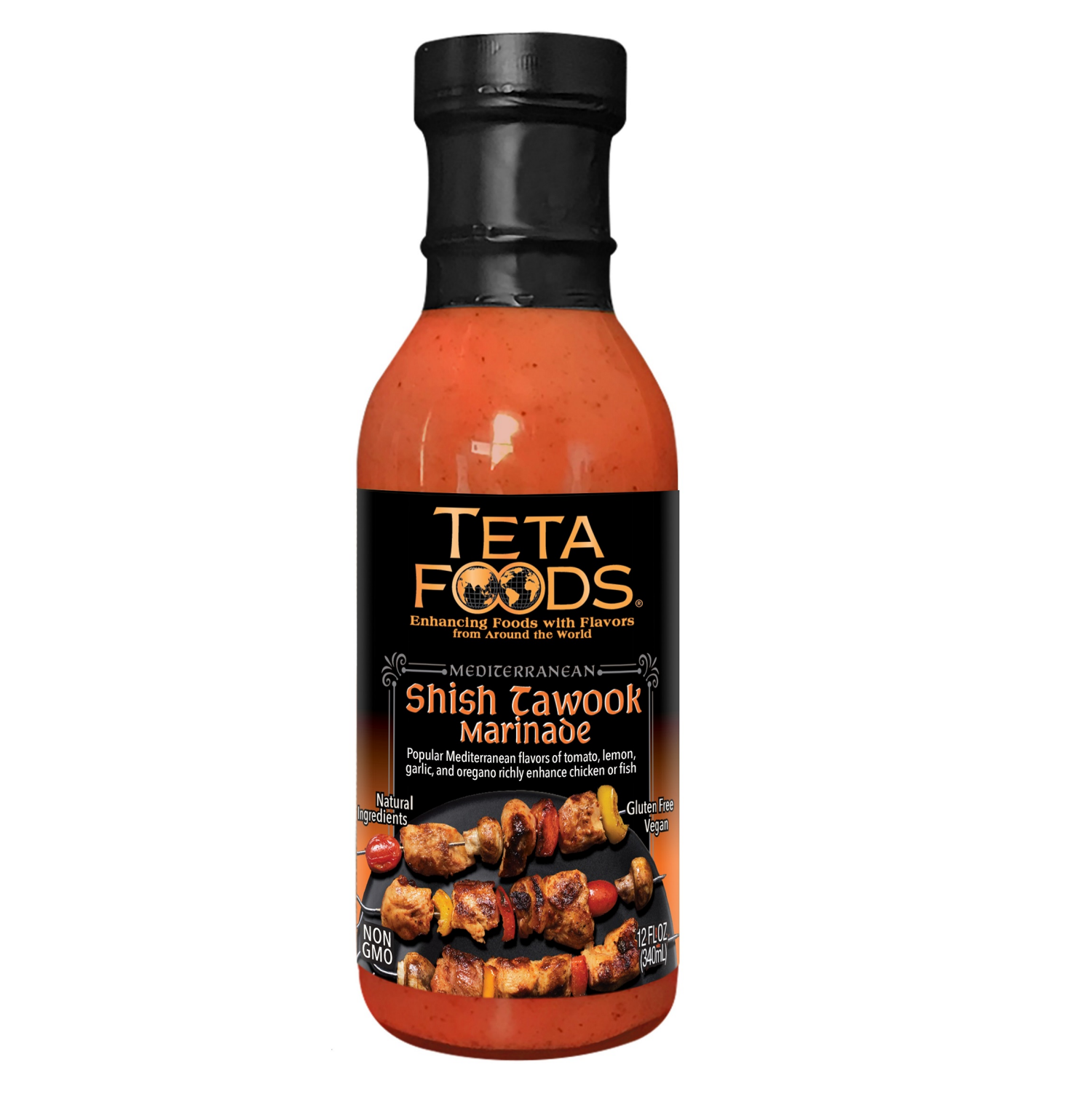 slide 1 of 2, Teta Foods Shish Tawook Marinade, 12 fl oz