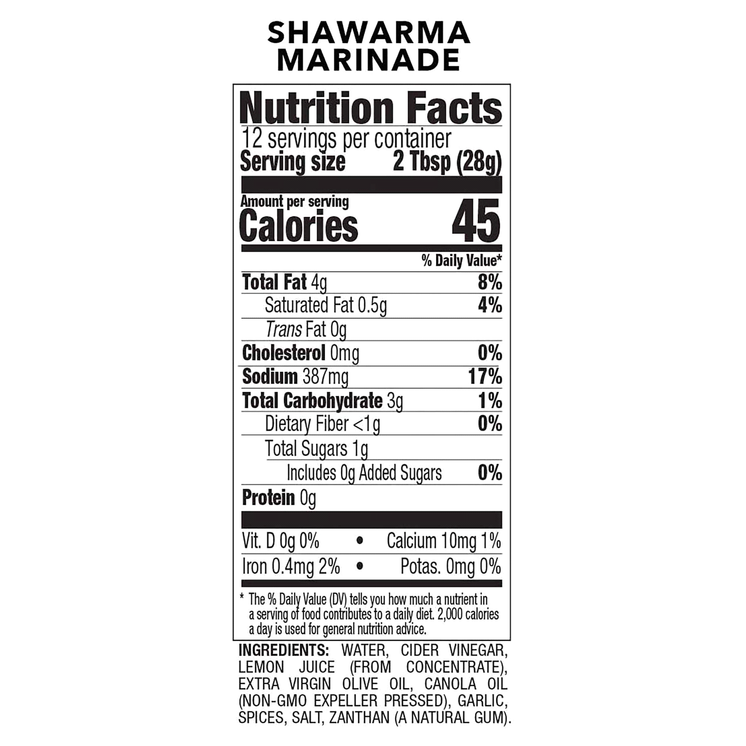 slide 2 of 2, Teta Foods Shawarma, 12 fl oz