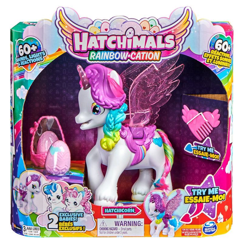 slide 2 of 9, Hatchimals CollEGGtibles Rainbow-cation Interactive Hatchicorn, 1 ct