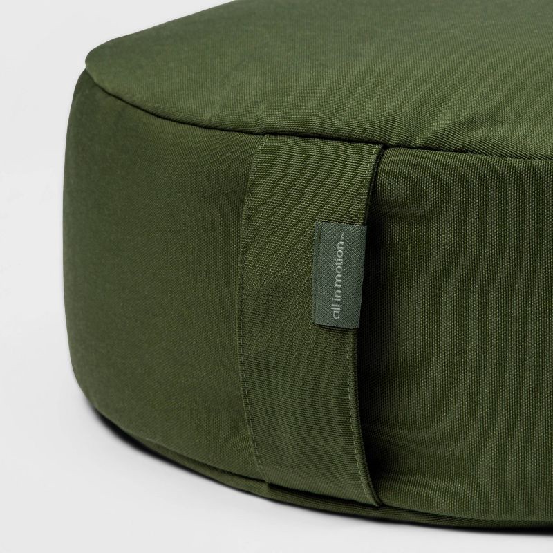 slide 2 of 3, Meditation Pillow Dark Green - All In Motion™, 1 ct