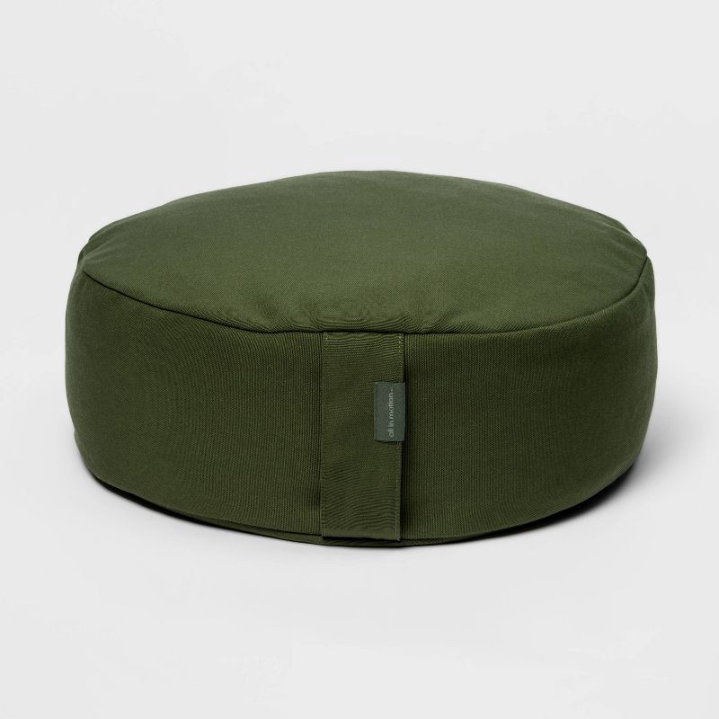 slide 1 of 3, Meditation Pillow Dark Green - All In Motion™, 1 ct