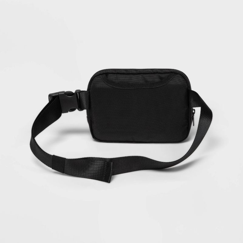 slide 2 of 3, Belt Fanny Pack Black - All In Motion™: Water-Resistant, Adjustable Strap, 1 ct