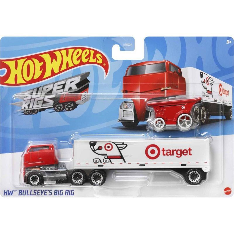 slide 6 of 6, Hot Wheels 1:64 Scale Bullseye's Big Rig Vehicle, 1 ct