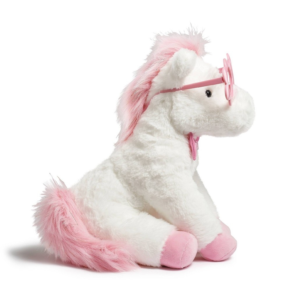 slide 4 of 10, FAO Schwarz Pony with Sunglasses 12" Stuffed Animal, 1 ct