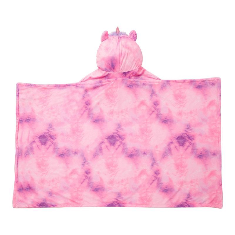 slide 3 of 4, Squishmallows Hooded Blanket Pink, 1 ct