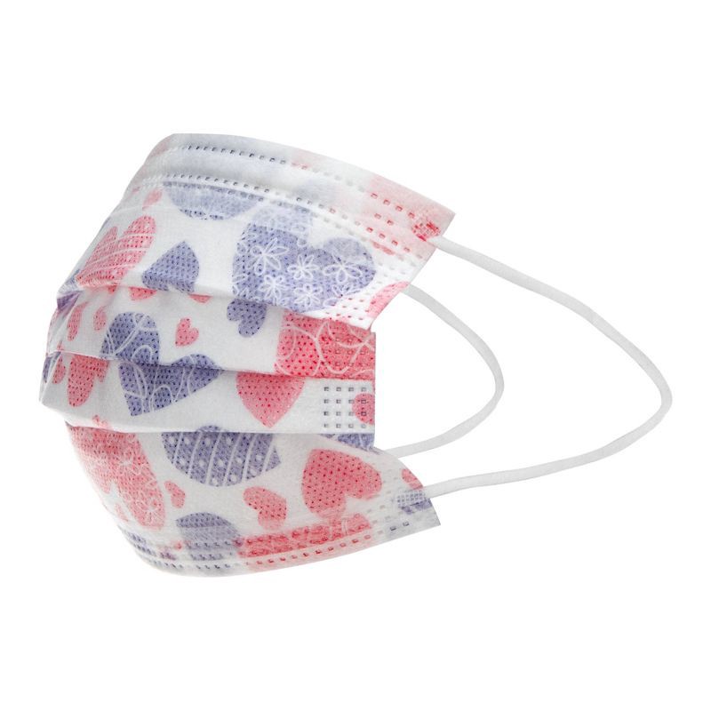 slide 4 of 4, Dr. Talbot's Disposable Kid's Face Masks - Pink - 10ct, 10 ct