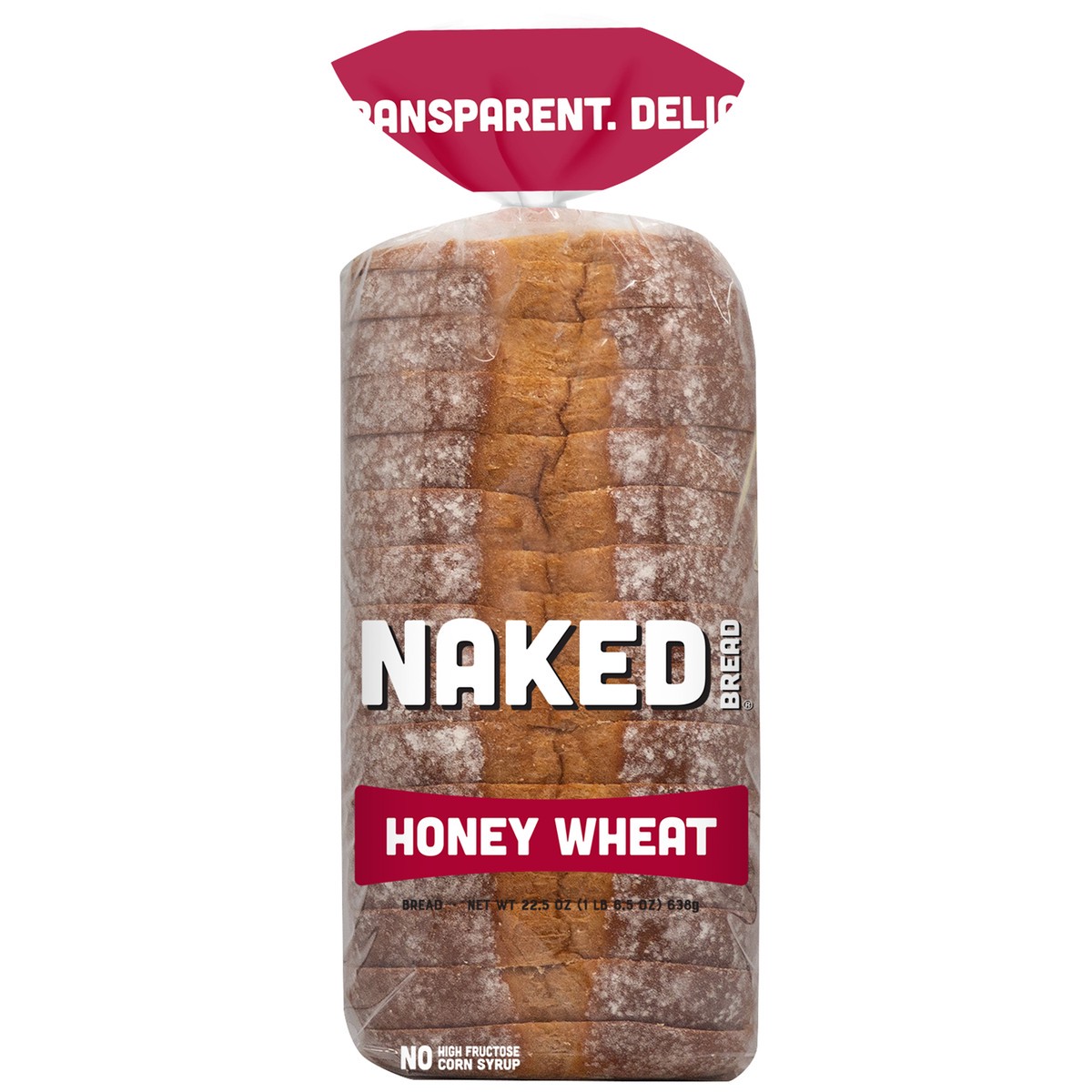 slide 1 of 10, Naked Bread - Honey Wheat Whole Grain Sandwich Bread 22.5oz, 22.5 oz