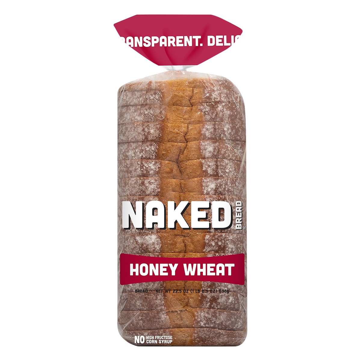 slide 5 of 10, Naked Bread - Honey Wheat Whole Grain Sandwich Bread 22.5oz, 22.5 oz