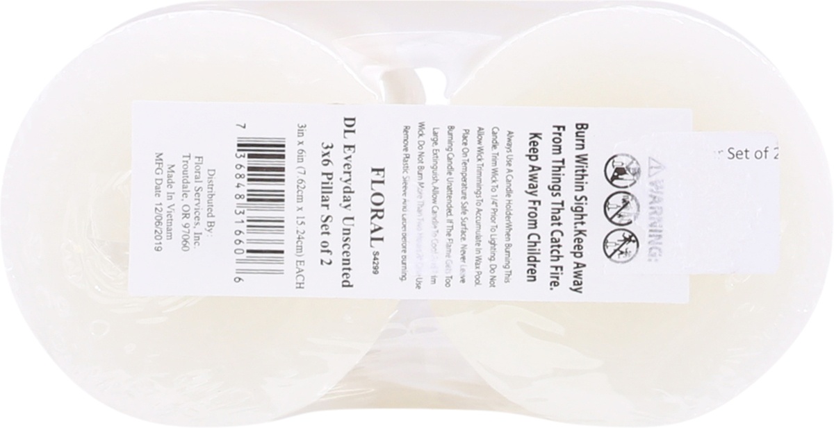 slide 7 of 9, Debi Lilly Design Debi Lilly Everyday Unscented 3X6 Pillar, 1 ct