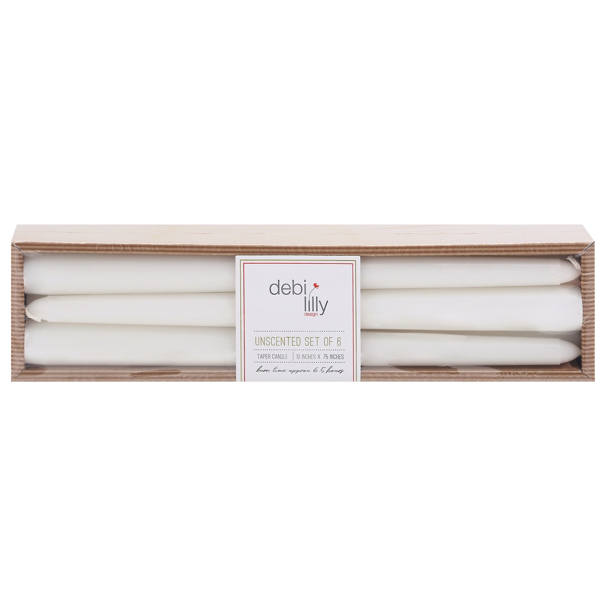 Debi Lilly Design Debi Lilly Everyday Unscented Taper Set 1 ct Shipt