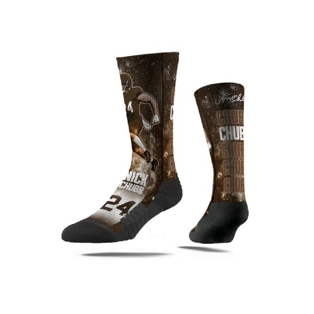 NFL Cleveland Browns Premium Full Sub Socks - Nick Chubb