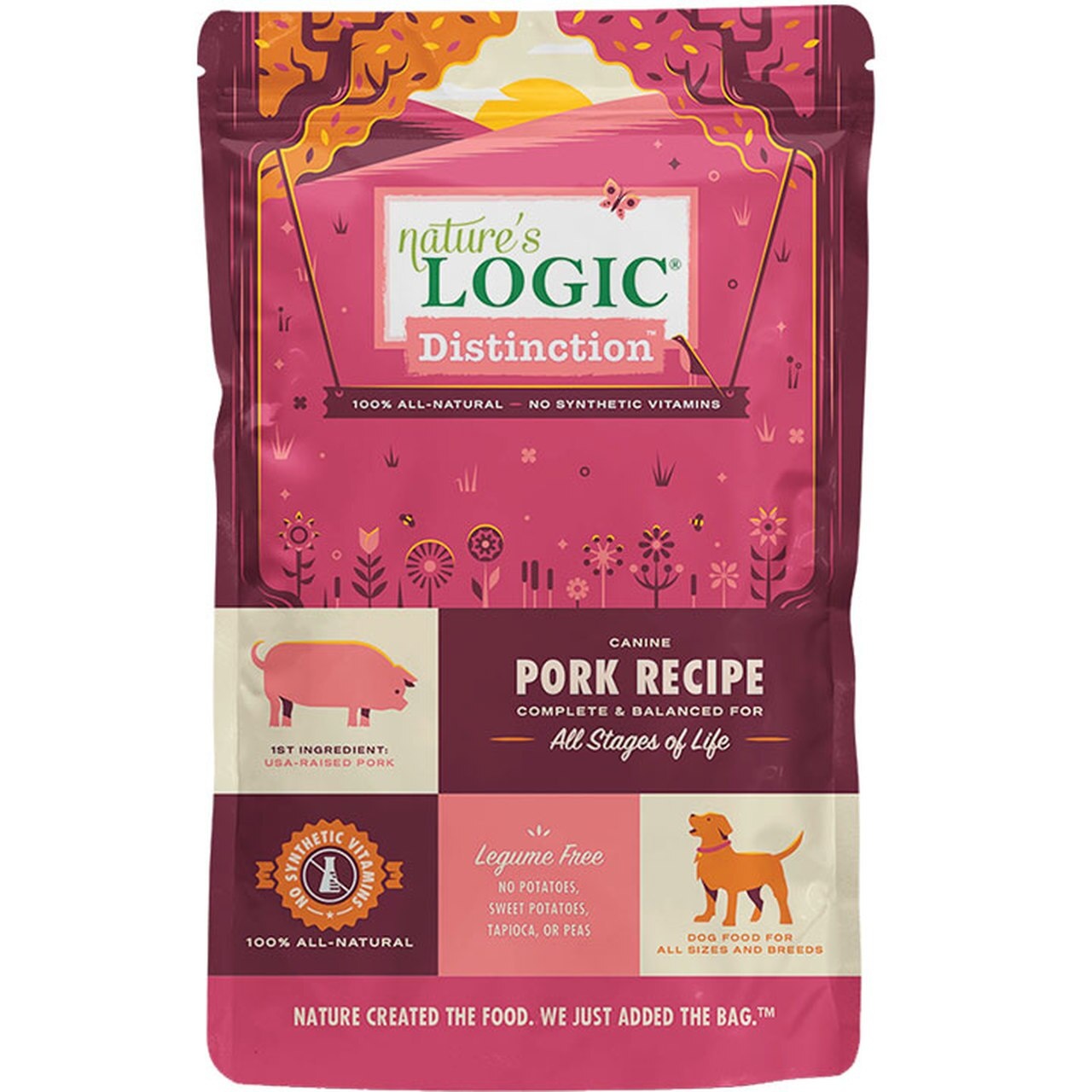 slide 1 of 1, Nature's Logic Distinction Canine Pork Recipe, 4.4 lb