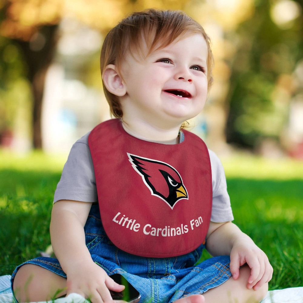 slide 2 of 3, NFL Arizona Cardinals Baby Bib, 1 ct