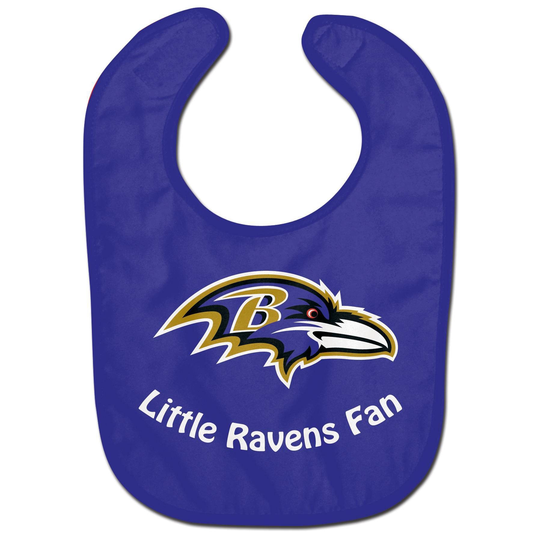 slide 1 of 3, NFL Baltimore Ravens Baby Bib, 1 ct