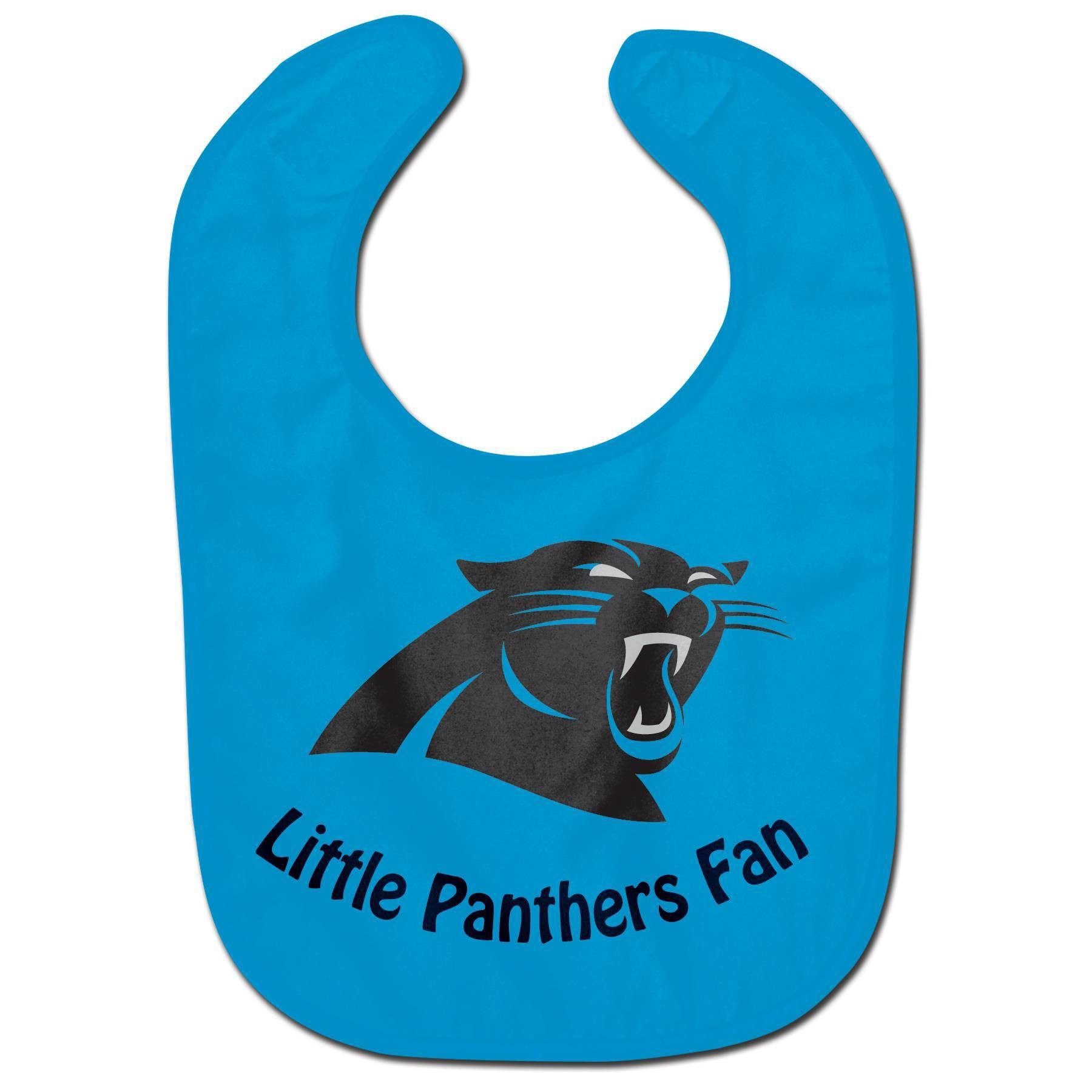 slide 1 of 3, NFL Carolina Panthers Baby Bib, 1 ct