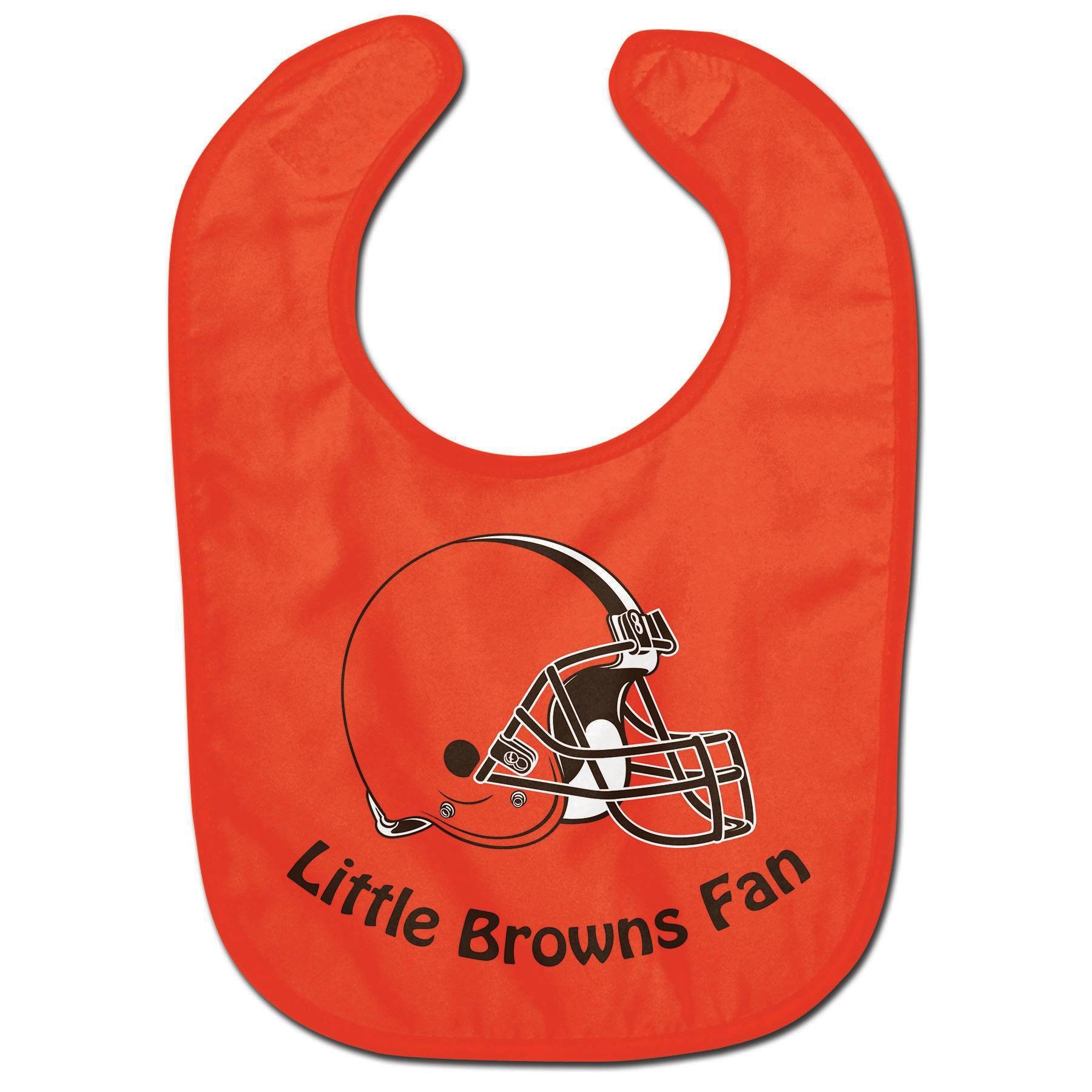 slide 1 of 3, NFL Cleveland Browns Baby Bib, 1 ct