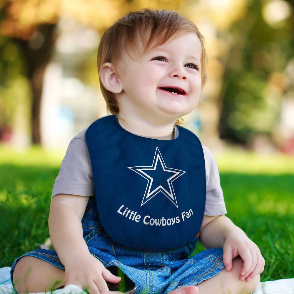 slide 2 of 3, NFL Dallas Cowboys Baby Bib, 1 ct