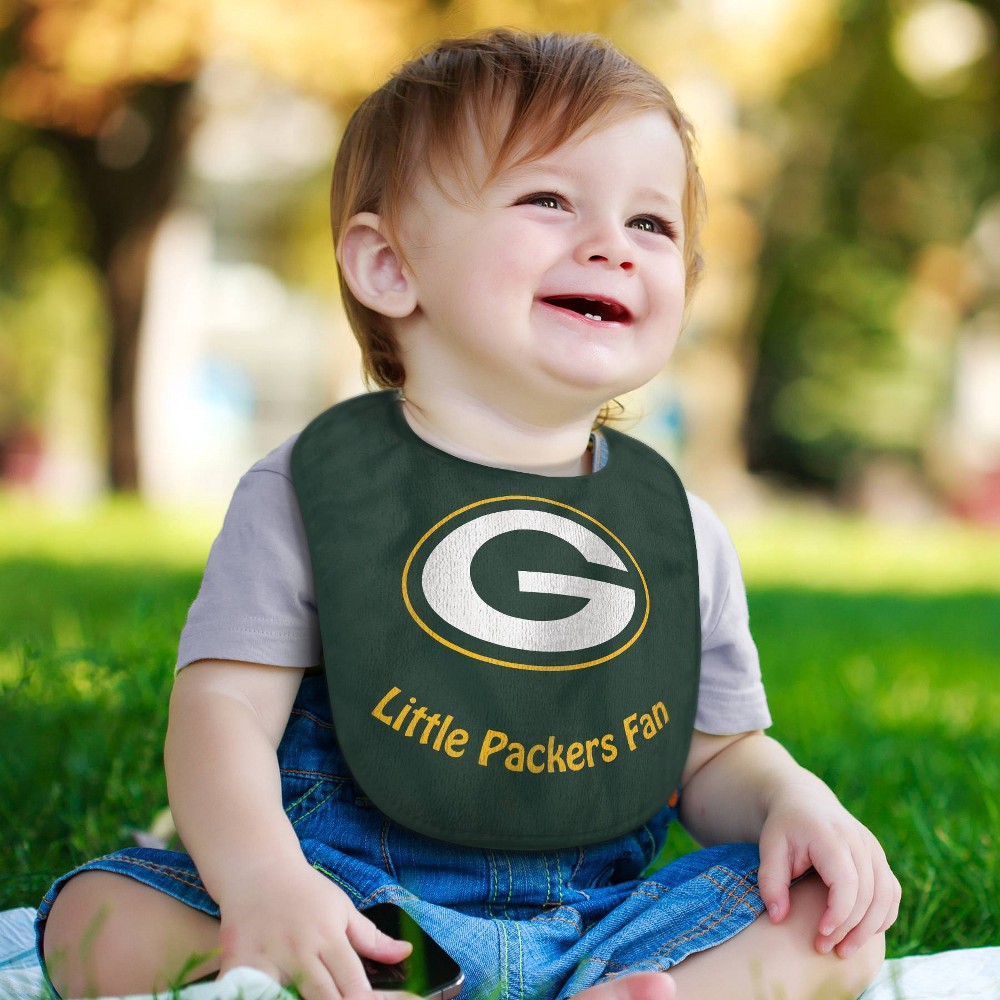 slide 2 of 3, NFL Green Bay Packers Baby Bib, 1 ct