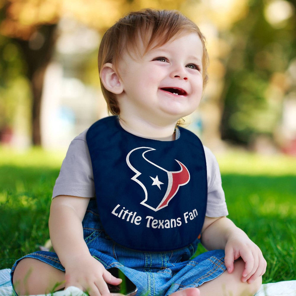 slide 2 of 3, NFL Houston Texans Baby Bib, 1 ct