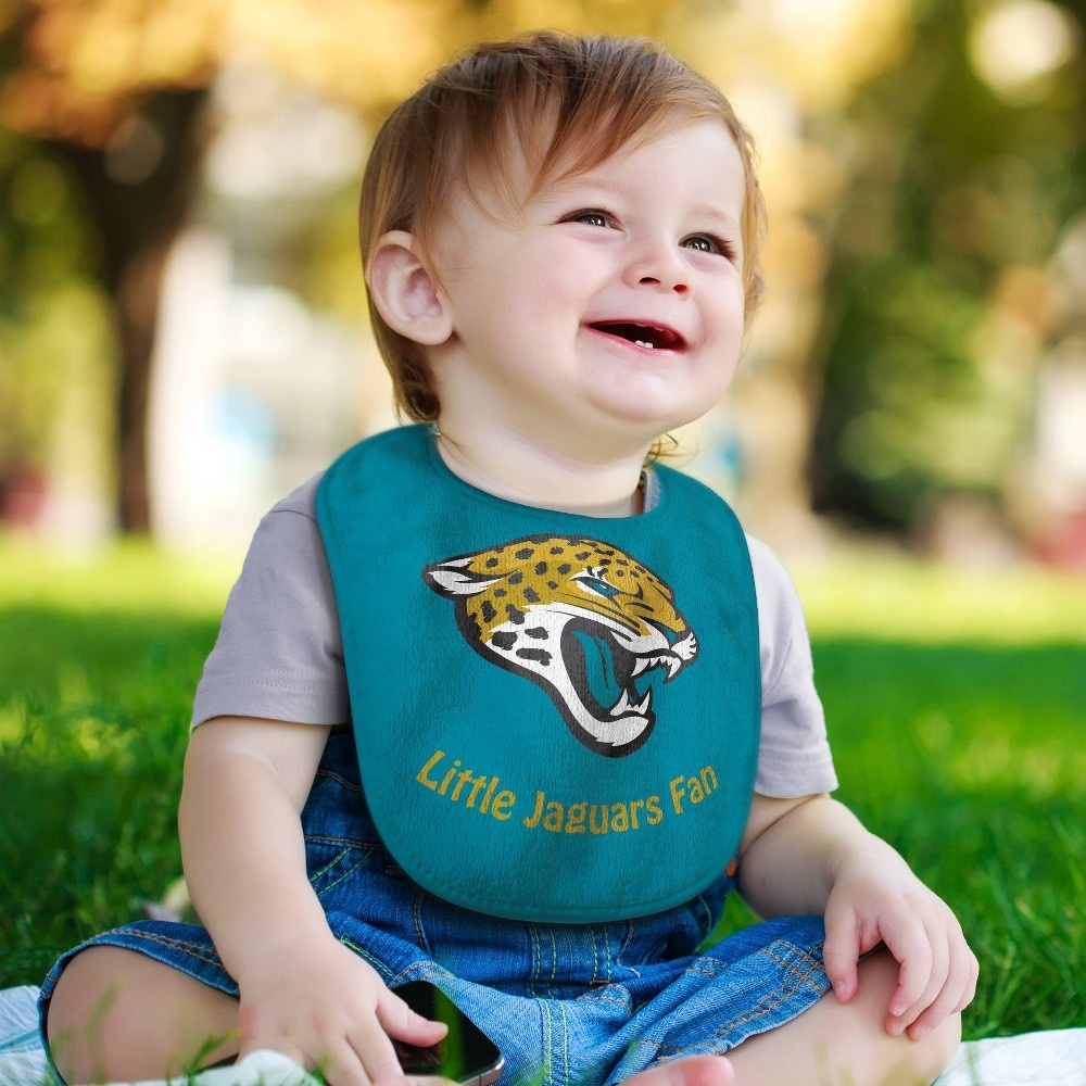 slide 2 of 3, NFL Jacksonville Jaguars Baby Bib, 1 ct