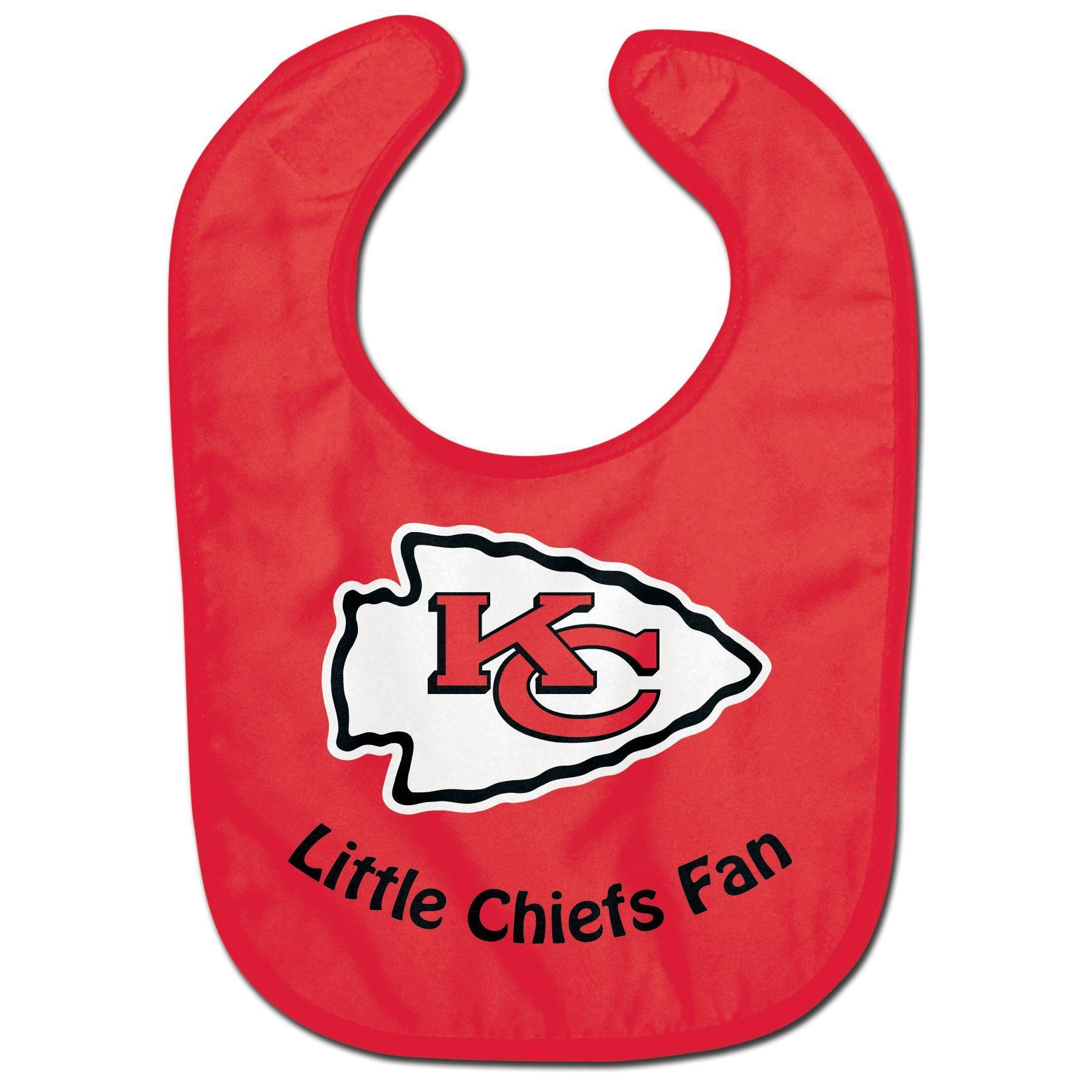 slide 1 of 3, NFL Kansas City Chiefs Baby Bib, 1 ct