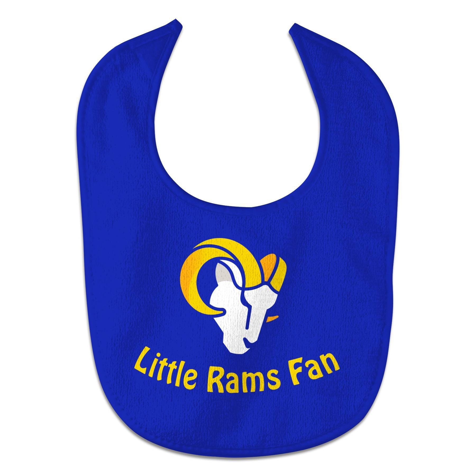 slide 1 of 3, NFL Los Angeles Rams Baby Bib, 1 ct