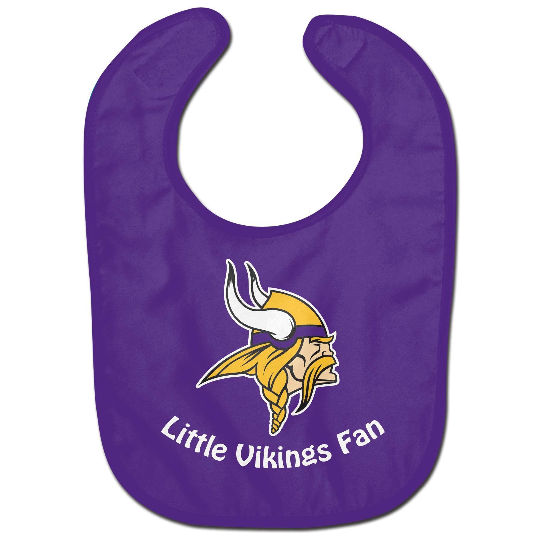 slide 1 of 3, NFL Minnesota Vikings Baby Bib, 1 ct