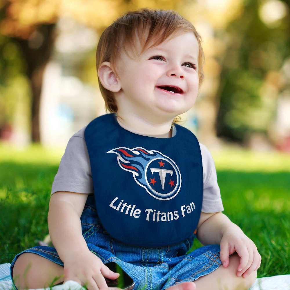 slide 2 of 3, NFL Tennessee Titans Baby Bib, 1 ct