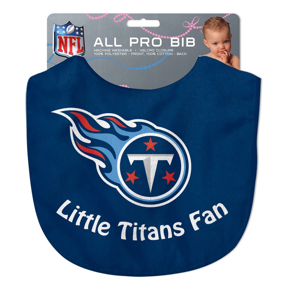 slide 3 of 3, NFL Tennessee Titans Baby Bib, 1 ct