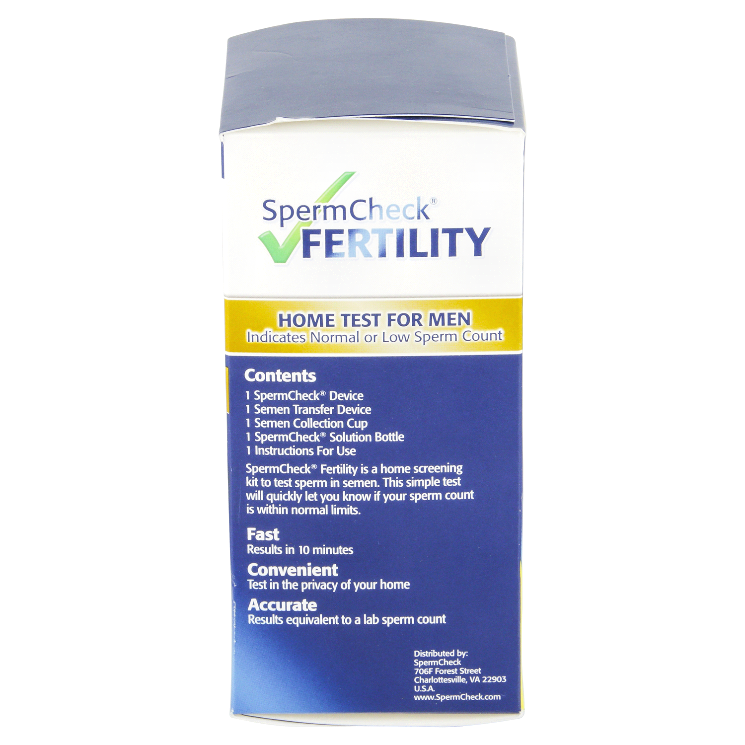 slide 3 of 3, Spermcheck Fertility Home Test For Men, 1 ct