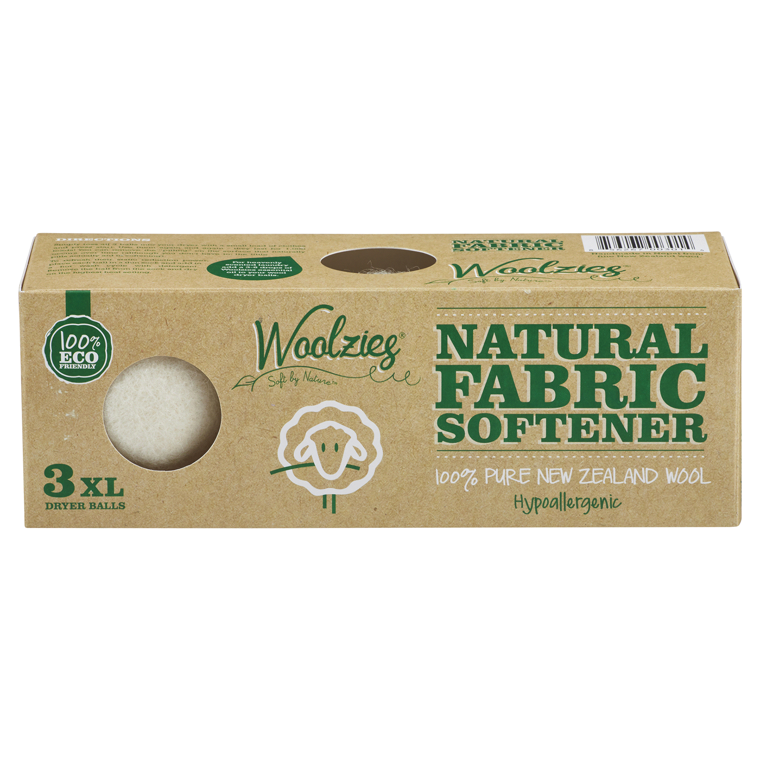 slide 2 of 2, Woolzies XL Wool Dryer Balls 3 ea, 3 ct