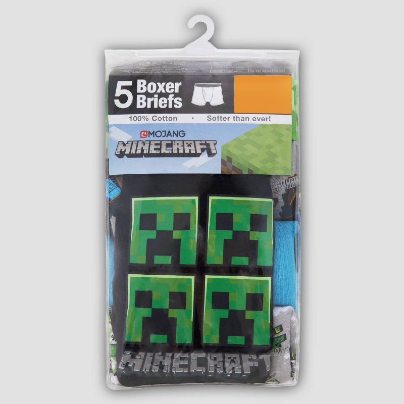 Boys' Minecraft 5pk Underwear - 4