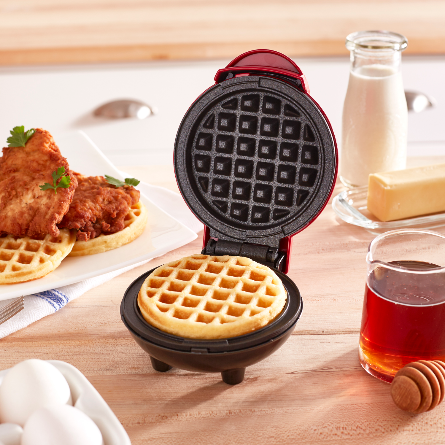 slide 3 of 3, Dash Waffle Mini Maker 1 ea Box, 1 ct