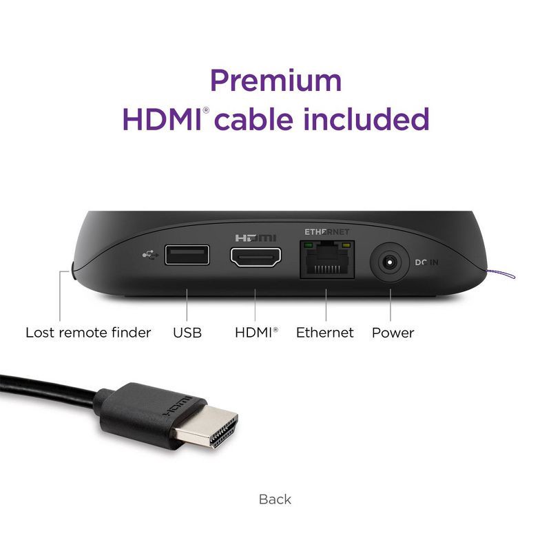slide 6 of 10, Roku Ultra 4K/HDR/Dolby Vision Streaming Device and Roku Voice Remote Pro with Rechargeable Battery - 4802R, 1 ct