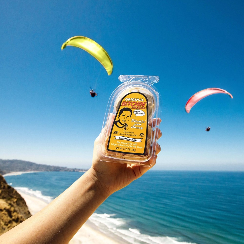 slide 3 of 5, Original Bitchin' Sauce & Tortilla Chips Snack - 2.75oz, 2.75 oz