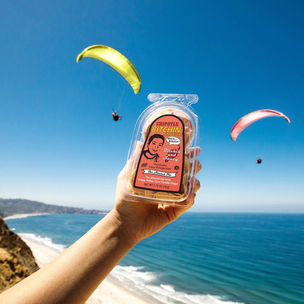 slide 4 of 5, Chipotle Bitchin' Sauce & Tortilla Chips Snack - 2.75oz, 2.75 oz